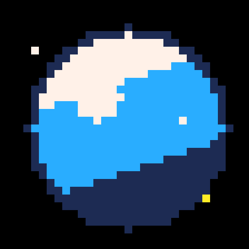 Blue orb